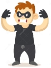 Boy Dressed As a Masked Villain, Cartoon Character. Flat Vector  Illustration, Isolated on White Background. Stock Vector - Illustration of  charactrer, hero: 180960301